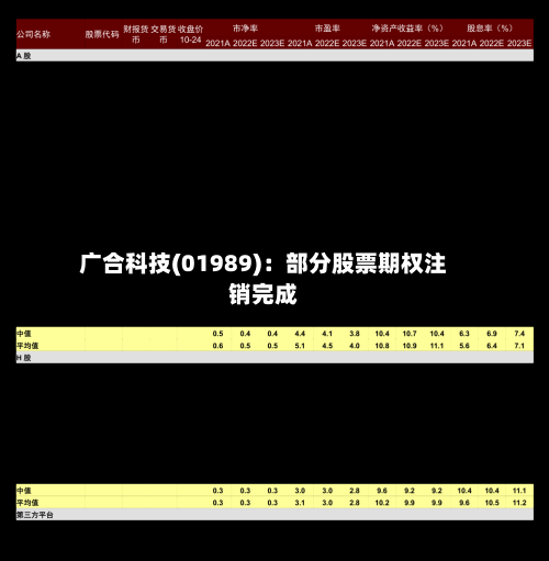 广合科技(01989)：部分股票期权注销完成