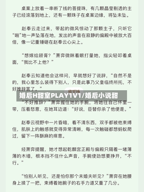 婚后H甜室PLAY1V1/婚后小说甜-第3张图片