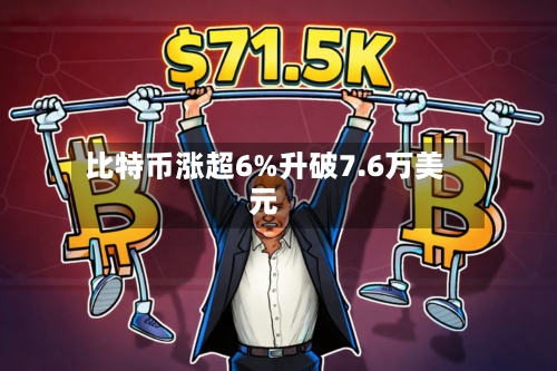 比特币涨超6%升破7.6万美元-第2张图片