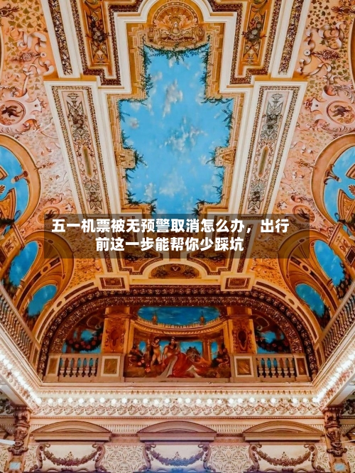 五一机票被无预警取消怎么办，出行前这一步能帮你少踩坑-第1张图片