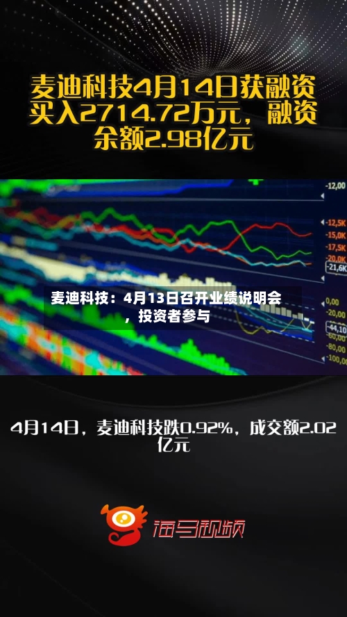 麦迪科技：4月13日召开业绩说明会，投资者参与-第2张图片
