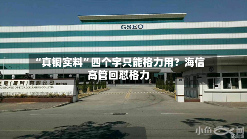 “真铜实料”四个字只能格力用？海信高管回怼格力