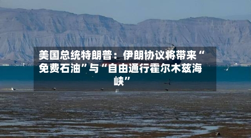 美国总统特朗普：伊朗协议将带来“免费石油”与“自由通行霍尔木兹海峡	”-第2张图片