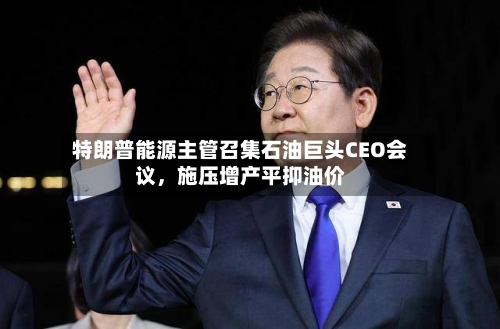 特朗普能源主管召集石油巨头CEO会议，施压增产平抑油价-第2张图片