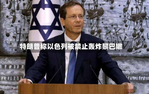 特朗普称以色列被禁止轰炸黎巴嫩-第2张图片