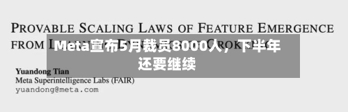Meta宣布5月裁员8000人，下半年还要继续-第3张图片