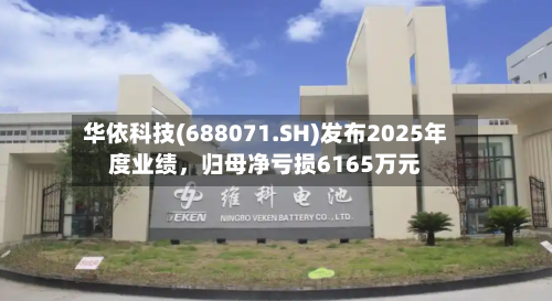 华依科技(688071.SH)发布2025年度业绩，归母净亏损6165万元-第1张图片
