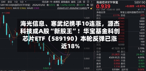 海光信息、寒武纪携手10连涨，源杰科技成A股“新股王”！华宝基金科创芯片ETF（589190）本轮反弹已涨近18%-第2张图片