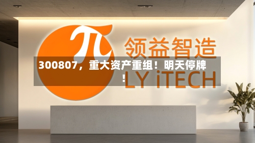 300807	，重大资产重组！明天停牌！-第1张图片