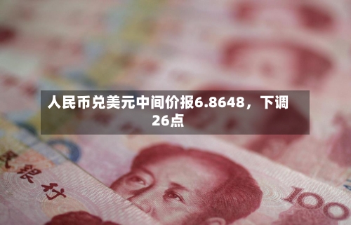 人民币兑美元中间价报6.8648，下调26点-第3张图片