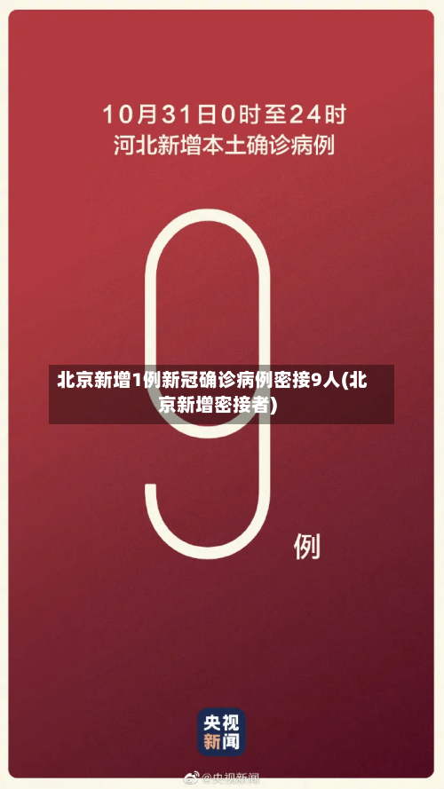 北京新增1例新冠确诊病例密接9人(北京新增密接者)-第2张图片