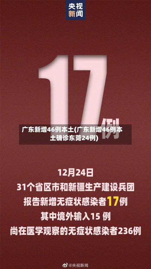 广东新增46例本土(广东新增46例本土确诊东莞24例)-第3张图片