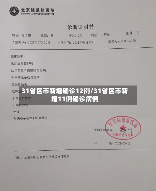 31省区市新增确诊12例/31省区市新增11例确诊病例-第2张图片