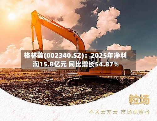 格林美(002340.SZ)：2025年净利润15.8亿元 同比增长54.87%-第1张图片