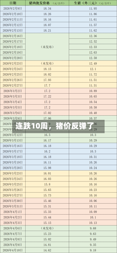 连跌10周，猪价反弹了-第2张图片