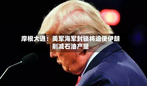 摩根大通：美军海军封锁将迫使伊朗削减石油产量-第2张图片