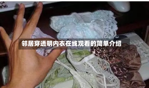 邻居穿透明内衣在线观看的简单介绍-第1张图片