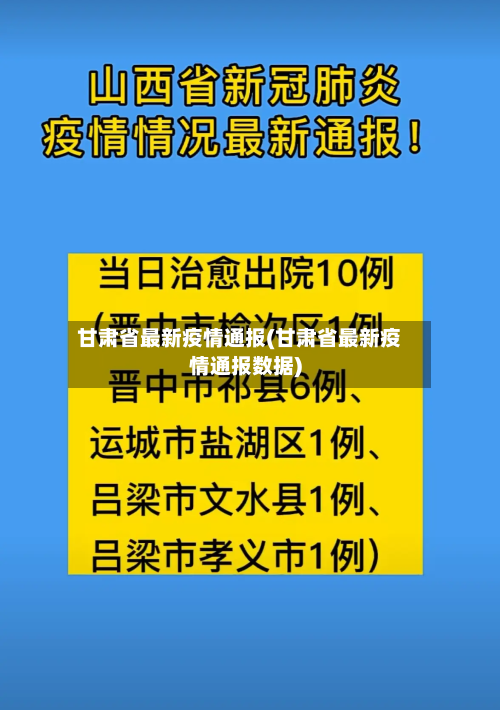 甘肃省最新疫情通报(甘肃省最新疫情通报数据)-第2张图片