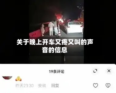 关于晚上开车又疼又叫的声音的信息-第1张图片