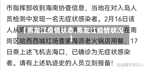 【黑龙江疫情状态,黑龙江疫情状况】-第2张图片